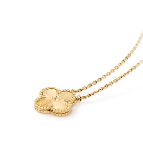 Four-Leaf Clover Necklace Lavish - Gold