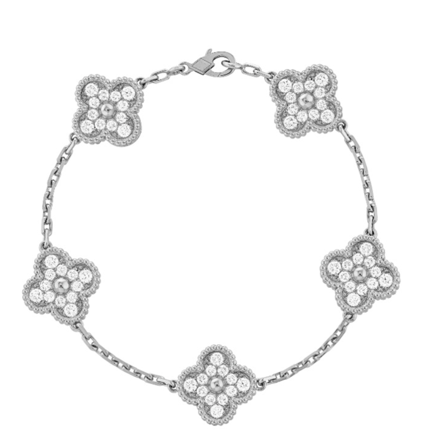 Deluxe Four-Leaf | Silver Zirconia