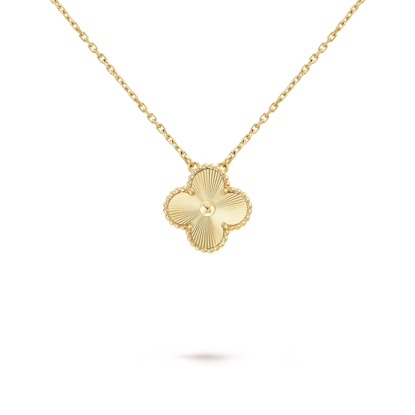 Four-Leaf Clover Necklace Lavish - Gold