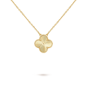 Four-Leaf Clover Necklace Lavish - Gold