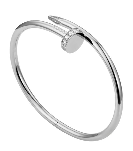 Elegance Nail Bracelet - Silver